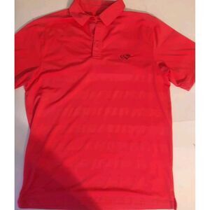 Callaway Opti Dry Golf Polo Mens‎ L  Orange